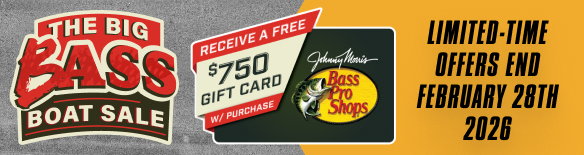 The Big Bass Boat Sale Gift Card Offer