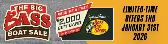 The Big Bass Boat Sale Gift Card Offer