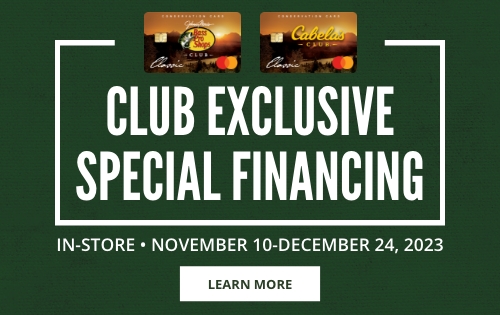 club exclusive special financing